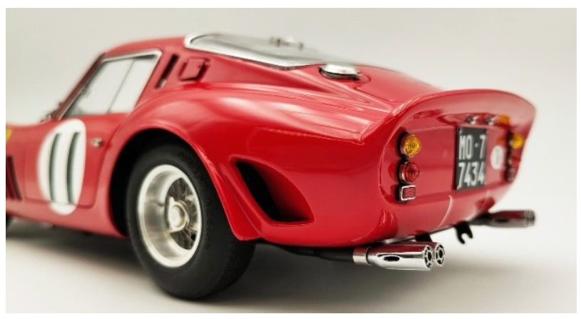 M-249 CMC 1:18 Ferrari 250 GTO, RHD, Chassis #3647 2nd place 1000km de Paris, Montlhery 1962, John Surtees, Mike Parkes, #11