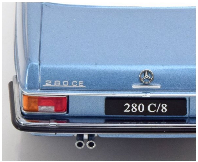 KKDC181161 KK scale 1:18 Mercedes 280C/8 Coupe W114 1969 Light Blue Metallic