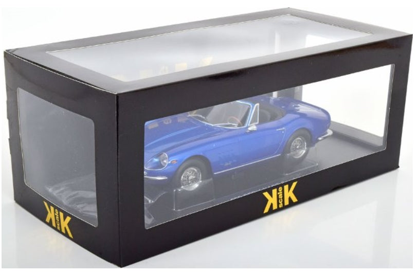 KKDC180238 KK scale 1:18 Ferrari 275 GTB4 NART Spider with removable soft top, blue metallic