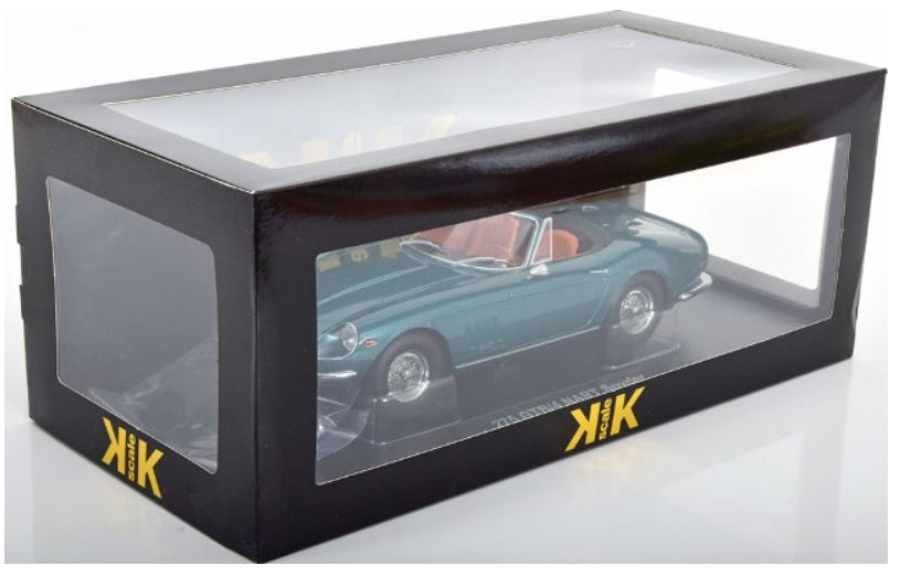 KKDC180237 KK scale 1:18 Ferrari 275 GTB4 NART Spider with removable soft top, green metallic