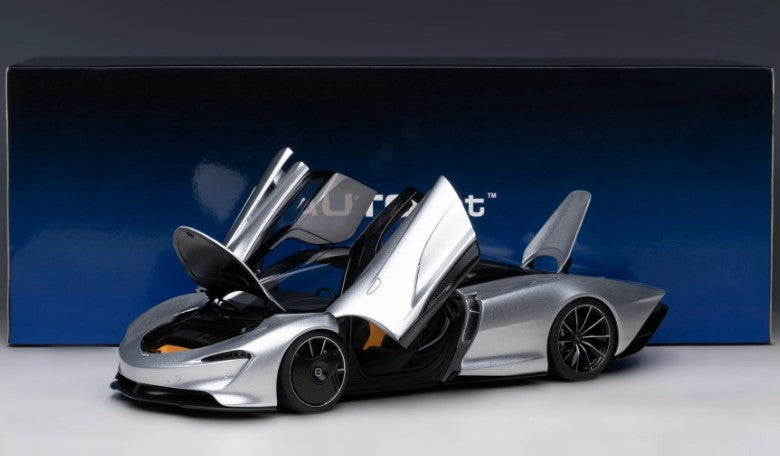 76090 AUTOart 1:18 McLaren Speedtail Metallic Silver model car