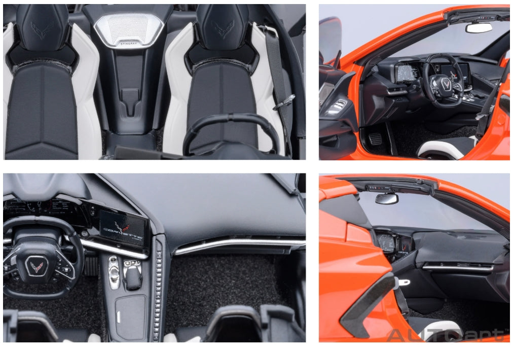71283 AUTOart 1:18 Chevrolet Corvette C8 Stingray Z51 Orange