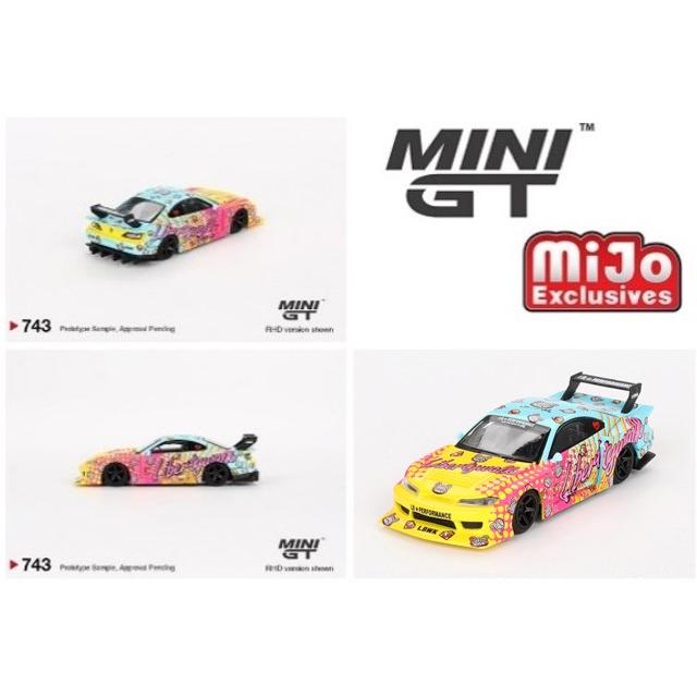 MGT00743-MJ TSM MINI-GT x Mijo 1:64 Nissan LB-Super Silhouette Silvia S15 KUMA (Right-hand drive) *Blister pack