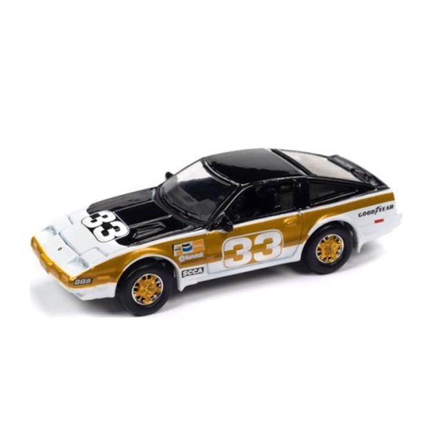 JLSP298B Johnny Lightning 1:64 Nissan 300ZX 1985 White/Gold/Black