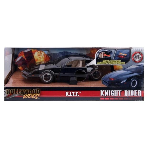 JADA30086 JadaToys 1:24 HOLLYWOOD RIDES Knight 2000 K.I.T.T. (Knight Rider) Scanner (Night Flasher) with lighting gimmick