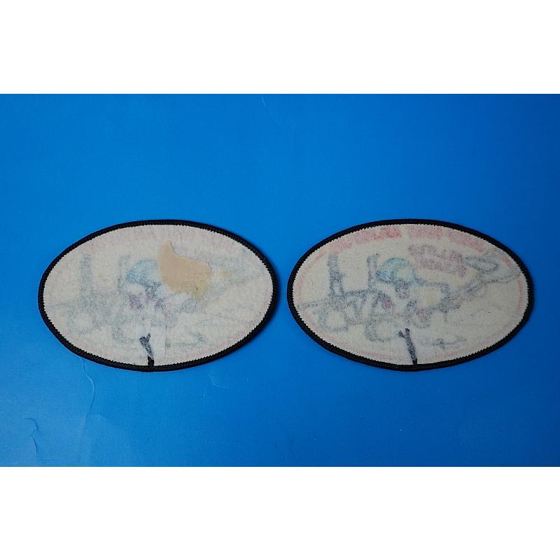 Patch JASDF FIRST AIR REFUEL Transport Air Squadron FILL IT UP PLEASE! High visibility & low visibility 2 pieces set without hook and loop