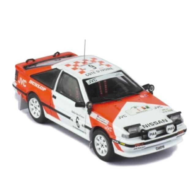 RAC402C IXO 1:43 Nissan 200 SX 1987 Ivory Coast Rally #6
