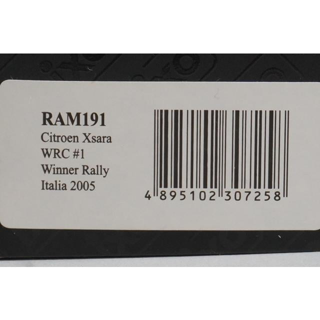 1:43 ixo RAM191 Citroen Xsara WRC Italian Rally 2005 #1 S.Loeb D.Elena model car