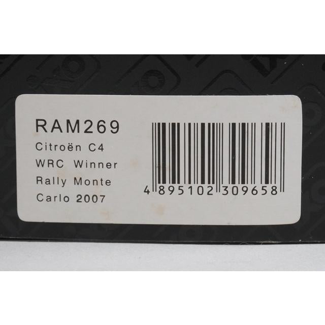 1:43 ixo RAM269 Citroen C4 WRC Monte Carlo Rally 2007 #1 S.Loeb D.Elena model car