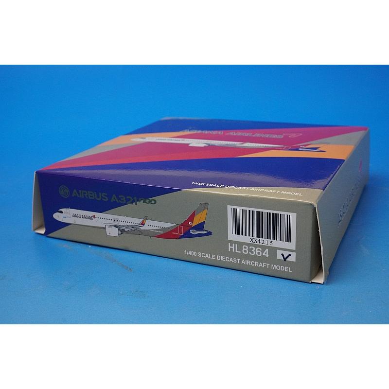 1:400 A321NEO Asiana HL8364 XX4215 JC Wings airplane model