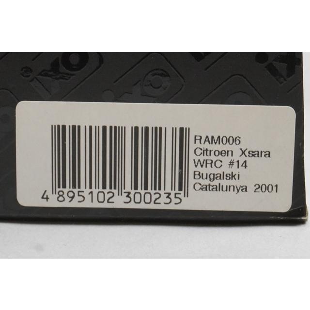1:43 ixo RAM006 Citroen Xsara WRC Catalunya 2001 #14 P. Bugarski model car