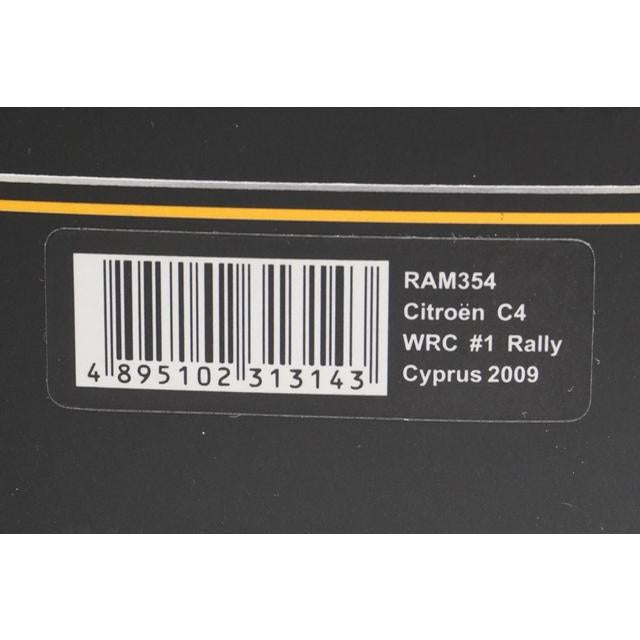 1:43 ixo RAM354 Citroen C4 WRC Cyprus Rally 2009 #1 S.Loeb D.Elena model car