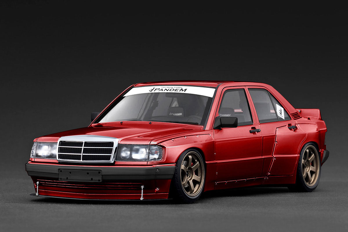Back-order ] ignition model IG4061 1:18 PANDEM 190 Red Metallic