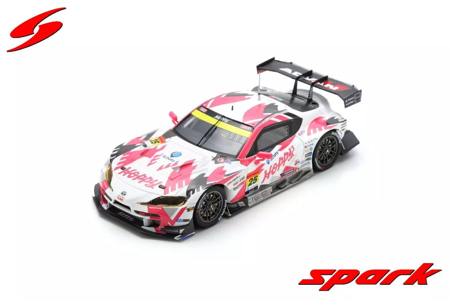 SGT076 Spark 1:43 HOPPY Schatz GR Supra GT #25 HOPPY team TSUCHIYA GT300 2023 model car