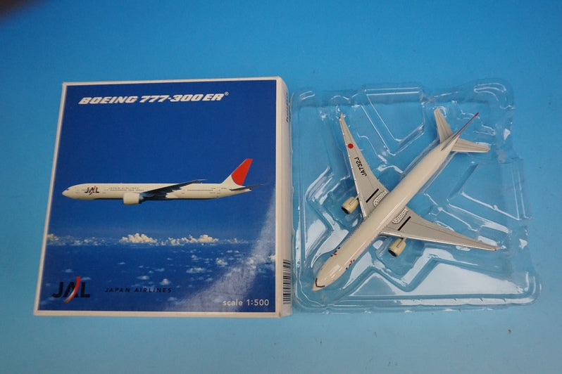 1:500 B777-300ER JAL Japan Airlines Arc painting JA732J 506724 Herpa airplane model