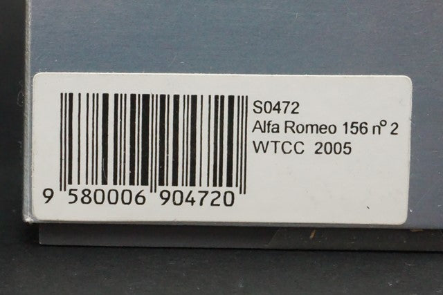1:43 SPARK S0472 Alfa Romeo 156 WTCC 2005 #2