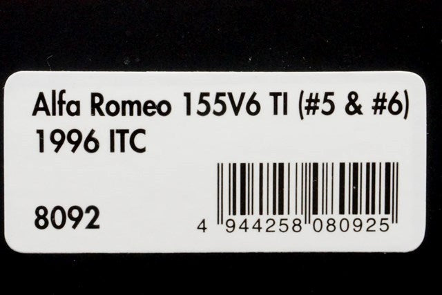 1:43 HPI 8092 Alfa Romeo 155V6 TI ITC Set 1996 #5 #6 MARTINI