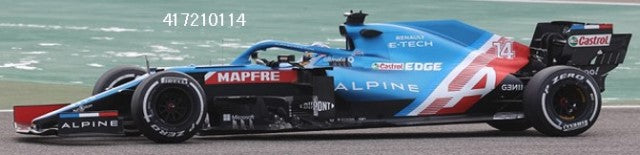417210114 MINICHAMPS 1:43 Alpine F1 Team A521 Fernando Alonso Bahrain GP2021
