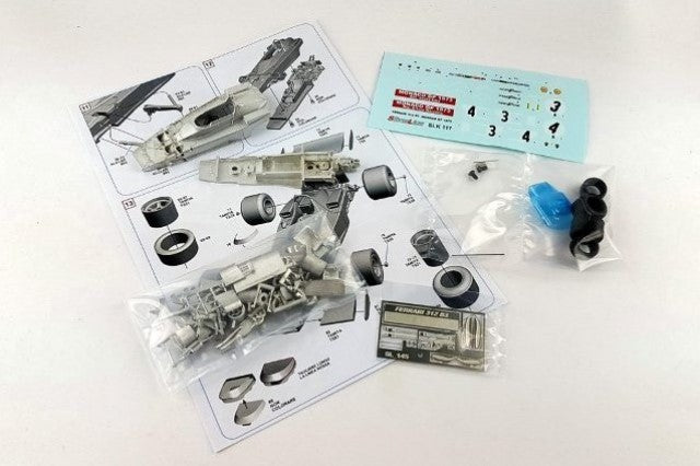 TLK003 TAMEO Kits 1:24 Ferrari F-2001 Monaco G.P. 2001 #2 #1 model car Kit