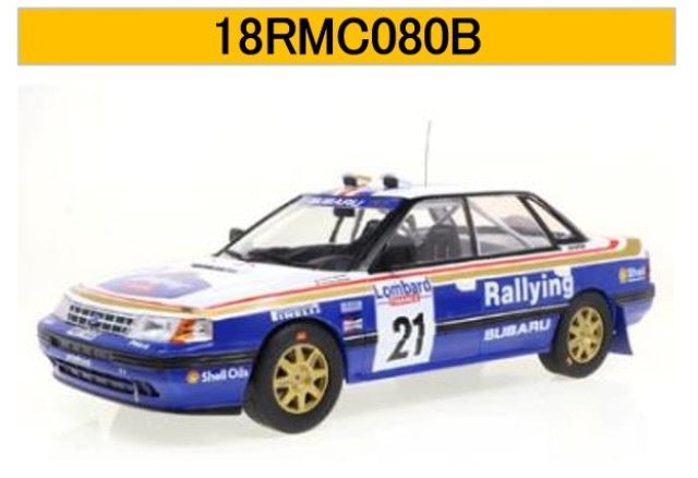18RMC080B ixo 1:18 Subaru Legacy RS 1991 RAC Rally #21 C.McRae / D.Ringer