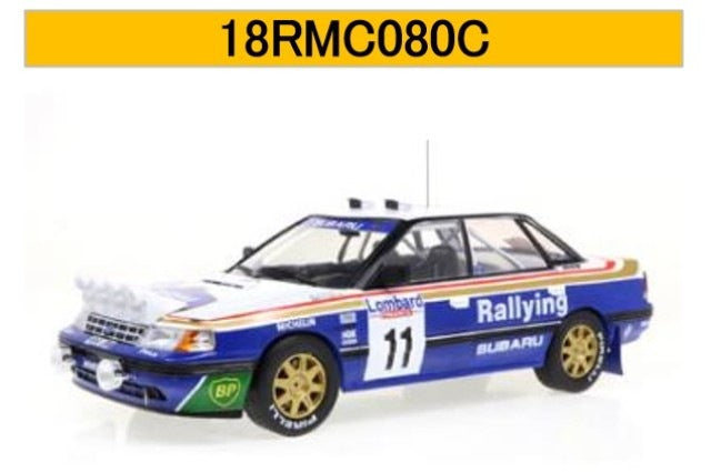 18RMC080C ixo 1:18 Subaru Legacy RS 1991 RAC Rally #11 A.Vatanen / B.Berglund