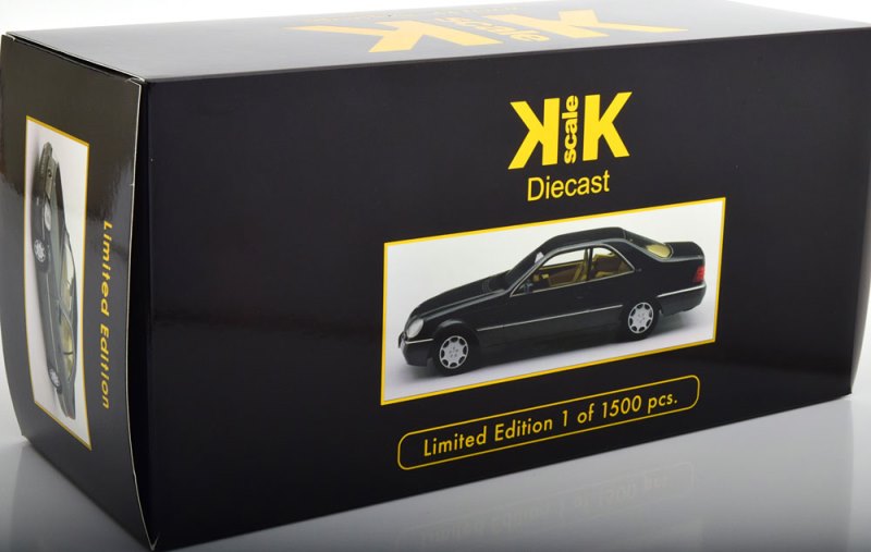 KKDC180341 KK scale 1:18 Mercedes 600 SEC C140 1992 Anthracite