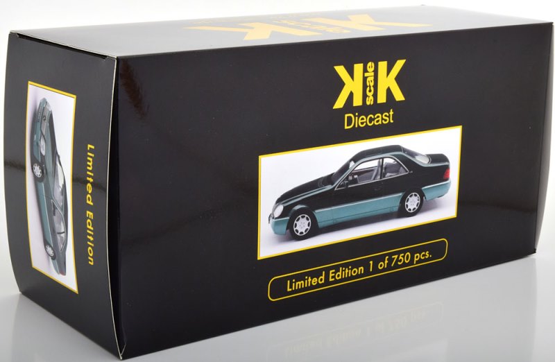 KKDC180343 KK scale 1:18 Mercedes 600 SEC C140 1992 Green Metallic