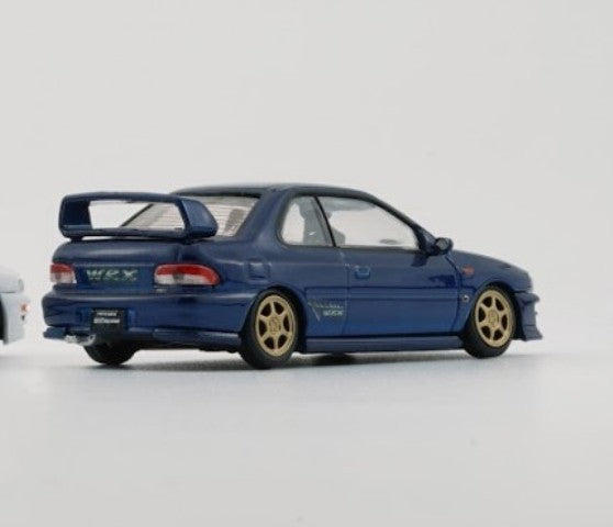 64B0260 BM CREATIONS 1:64 Subaru Impreza WRX Type R 3, 4-6 Blue LHD