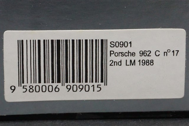 1:43 SPARK S0901 Porsche 962C LM Le Mans 1988 #17 Shell