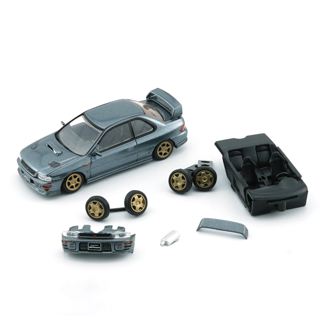 64B0230 BM CREATIONS 1:64 Subaru Impreza WRX Type-R 3, 4-6 gen. Dolphin Gray LHD