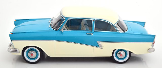 KKDC180272 KK scale 1:18 Ford Taunus 17M P2 1957 Turquoise/White