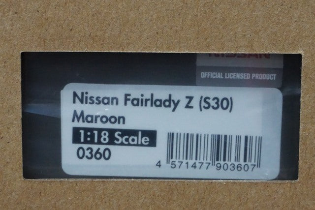 1:18 ignition model IG0360 Nissan Fairlady Z S30 Maroon