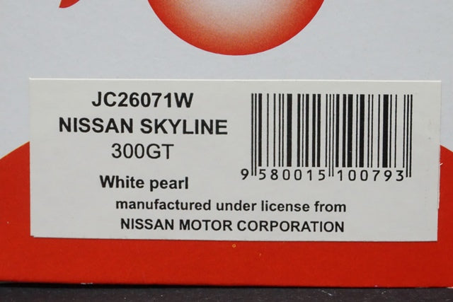 1:43 KYOSHO J Collection JC26071W Nissan Skyline 300GT White Pearl