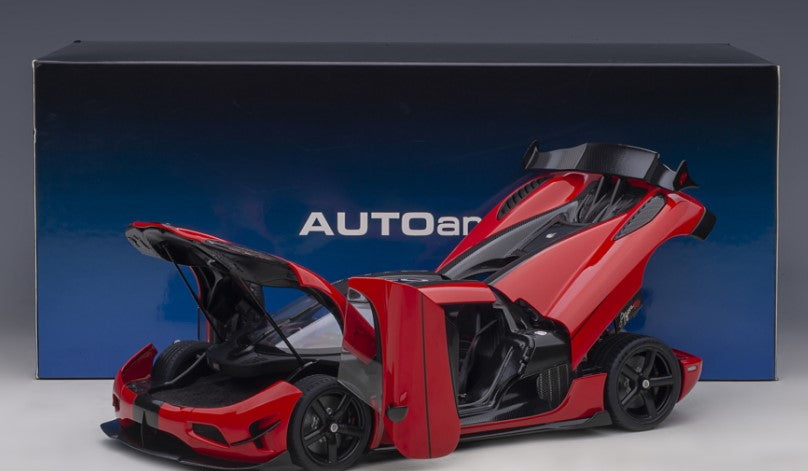 79022 AUTOart 1:18 Koenigsegg Agera RS Red / Carbon Black model car