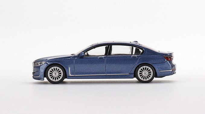 MGT00471-R TSM MINI-GT 1:64 BMW Alpina B7 xDrive Alpina Blue Metallic RHD