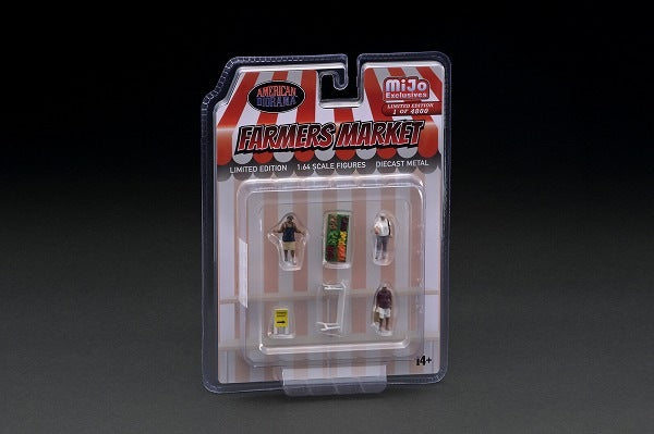 [ Back-order ] Tarmac Works AD-76501MJ 1:64 Figure Set Farmers Market