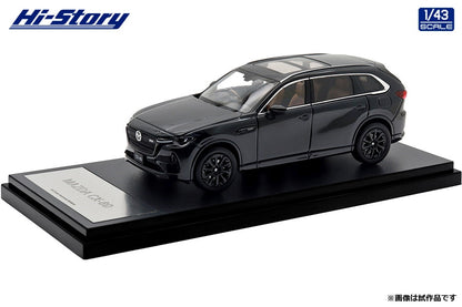 [ Back-order ] Hi-Story HS494BK 1:43 MAZDA CX-80 2024 Jet Black Mica Diecast model car