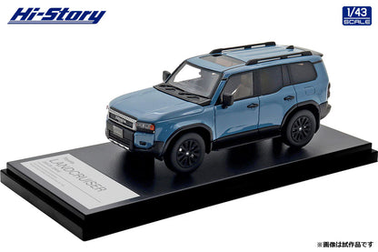 [ Back-order ] Hi-Story HS500BL 1:43 Toyota LANDCRUISER 250 ZX 2024 Smoky Blue resin model car