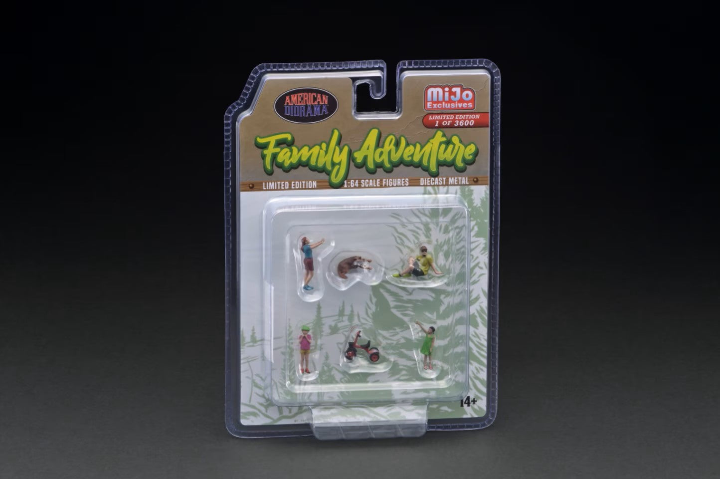 [ Back-order ] Tarmac Works AD-76513MJ 1:64 Figure Set FAMILY ADVENTURE