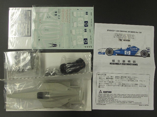 [ Back-order ]STUDIO27 FK20124 1:20 FW24 hp version 2002 Multimedia Kit