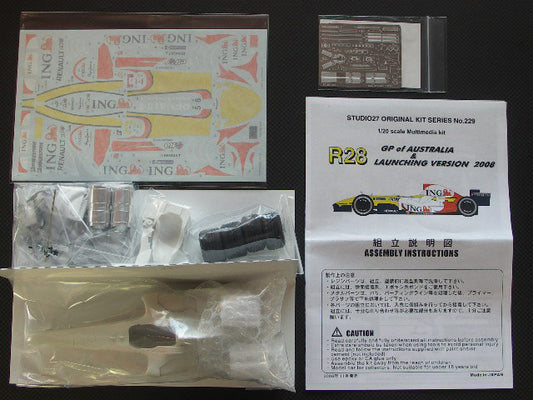 [ Back-order ]STUDIO27 FK20229C 1:20 R28 Australian GP 2008 Multimedia Kit