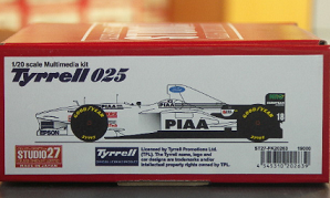 [ Back-order ] STUDIO27 FK20263 1:20 Tyrrell 025 1997 Multimedia Kit