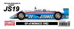 [ Back-order ]STUDIO27 FK20307 1:20 JS19 Monaco GP 1982 Multimedia Kit