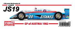 [ Back-order ]STUDIO27 FK20309 1:20 JS19 Austrian GP 1982 Multimedia Kit