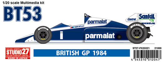 [ Back-order ]STUDIO27 FK20321 1:20 BT53 British GP 1984 Mutimedia Kit