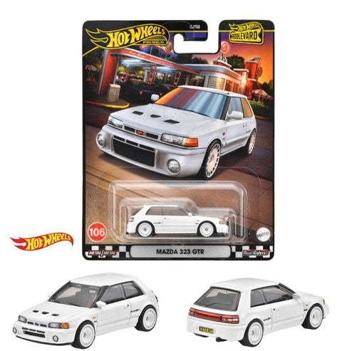 HRT59-9866 Hot Wheels Mazda Boulevard 323 GTR 10 pieces per carton model car