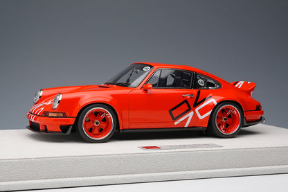 [ Back-order ] Make Up EIDOLON EML018I 1:18 Singer 911 DLS Bright Red Goodwood Festival of Speed 2018  model car