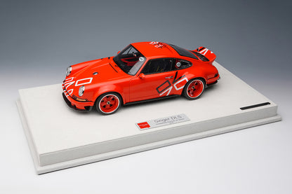 [ Back-order ] Make Up EIDOLON EML018I 1:18 Singer 911 DLS Bright Red Goodwood Festival of Speed 2018  model car