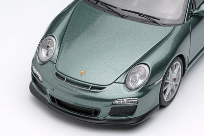 [ Back-order ] Make Up EIDOLON EM602K 1:43 Porsche 911 997.2 GT3 2010 Malachite Green Metallic model car