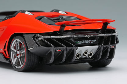 [ Back-order ] Make Up EIDOLON EM783D 1:43 Lamborghini Centenario Roadster LP770-4 2016 Rear Wing Up Rosso Mars model car